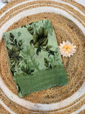Printed Chiffon Saree with Diamond Work | Soft Lightweight Daily Wear Saree for Women