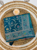 Meenakari Satin Silk Saree for Women | Rich Banarasi Style Lightweight Saree with Full Machine Work