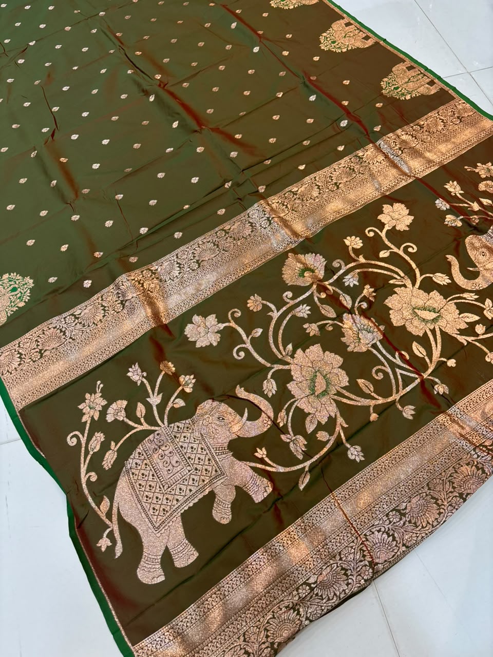 Premium Gajraj Silk Paithani Saree with Chanderi Weaving & Embroidery Work
