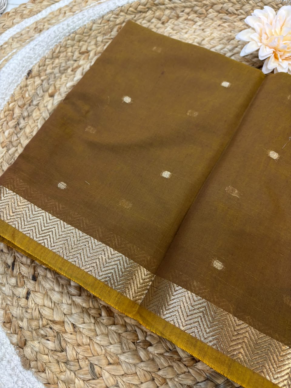 Trending Maheshwari Banglori South Cotton Saree | Embroidery Butta Work