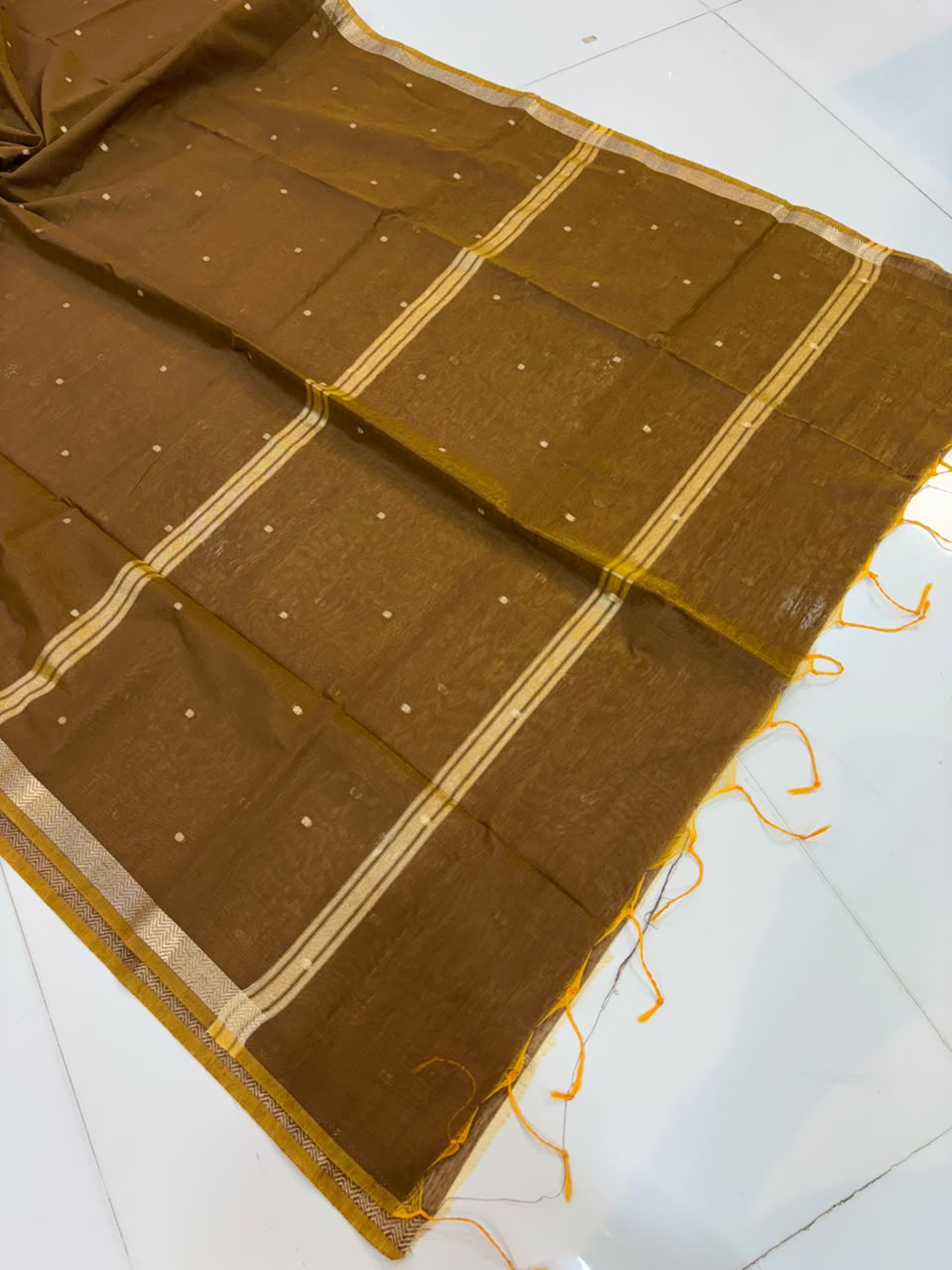 Trending Maheshwari Banglori South Cotton Saree | Embroidery Butta Work