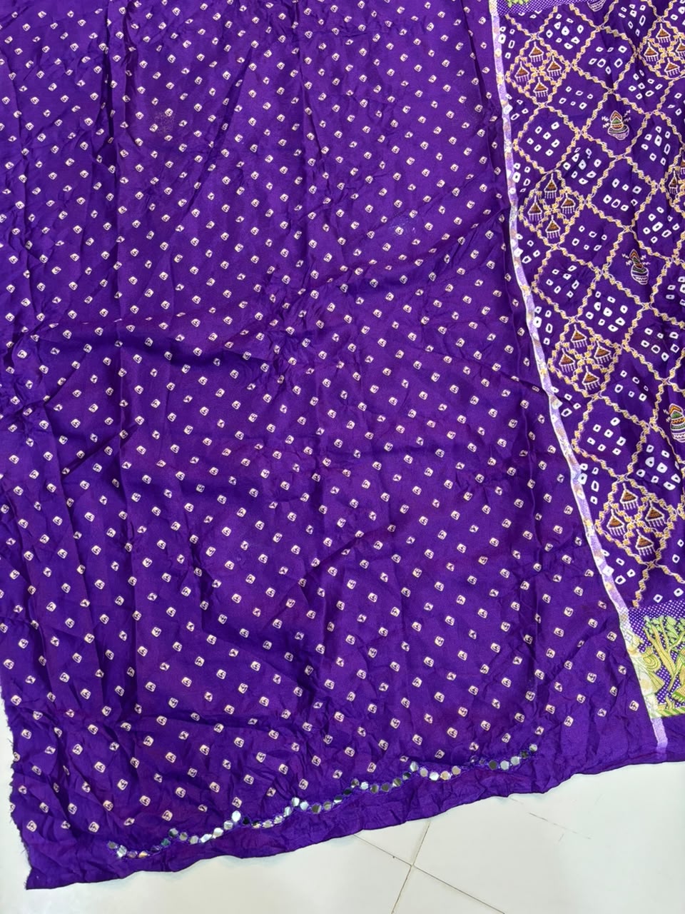 Bandhani Chiffon Silk Saree | Soft Bandej Daily Wear Saree