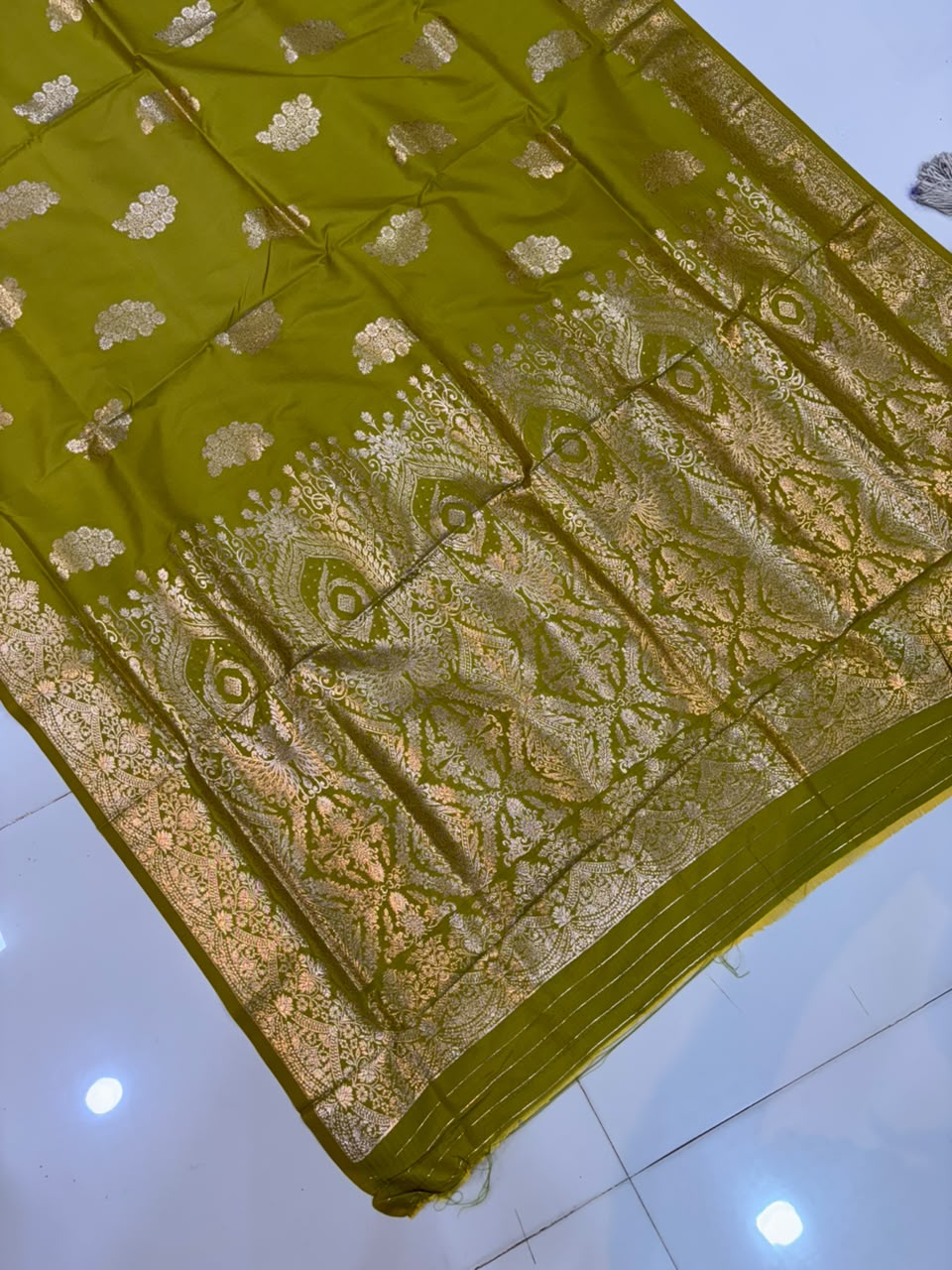 Takshshali Silk Paithani Saree with Chanderi Zari Weaving