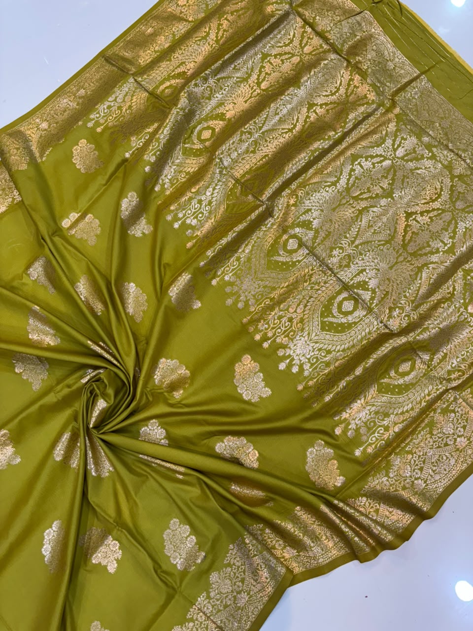 Takshshali Silk Paithani Saree with Chanderi Zari Weaving