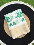 Moss Mellow Soft Kanjivaram Border Saree