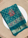 Navratri Special Bandhani Saree with Satin Border
