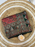 Premium Rajasthani Handloom Saree with Diamonds & Embroidery