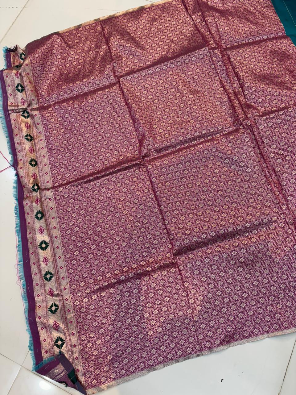 Dhoop Chao Paithani Soft Silk Saree with Meenakari Embroidery