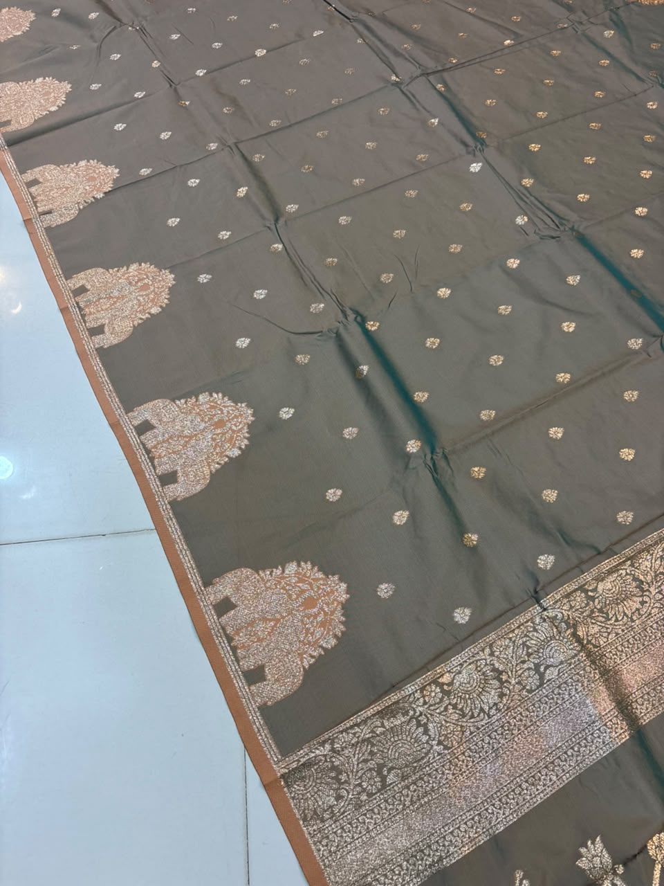 Premium Gajraj Silk Paithani Saree with Chanderi Weaving & Embroidery Work