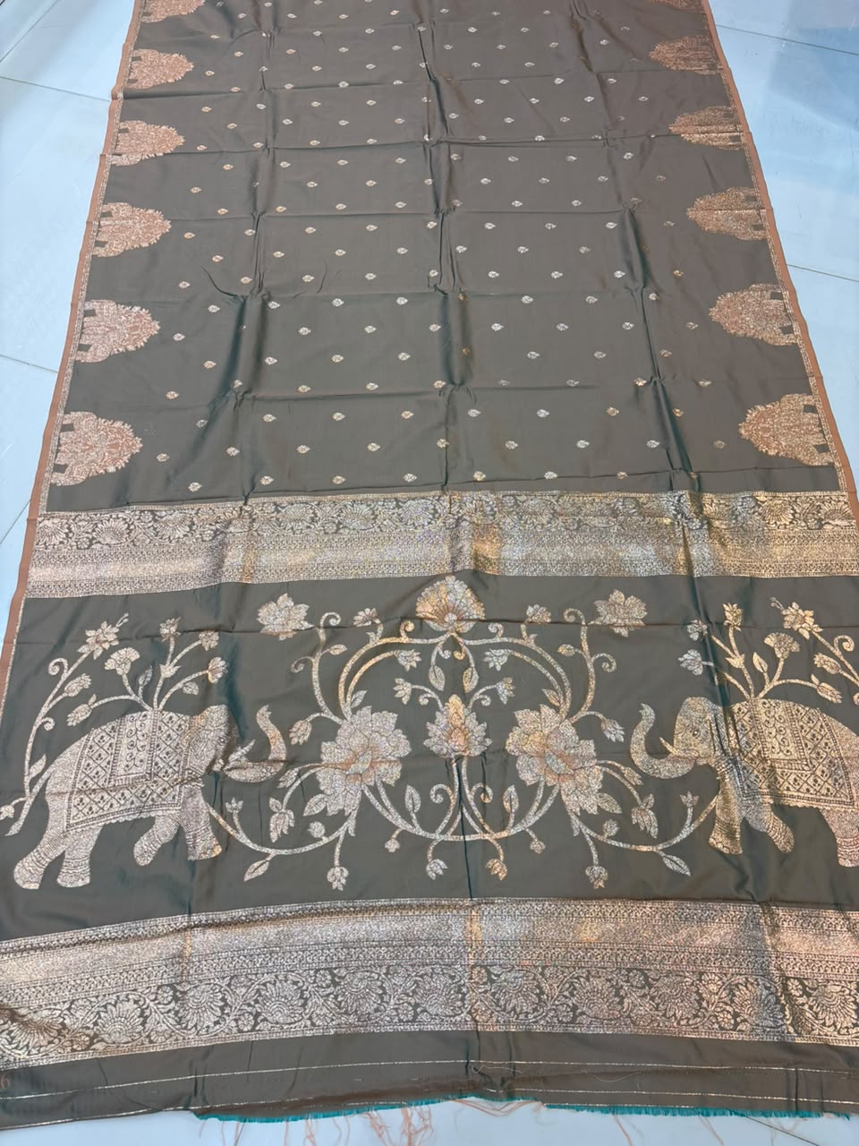 Premium Gajraj Silk Paithani Saree with Chanderi Weaving & Embroidery Work