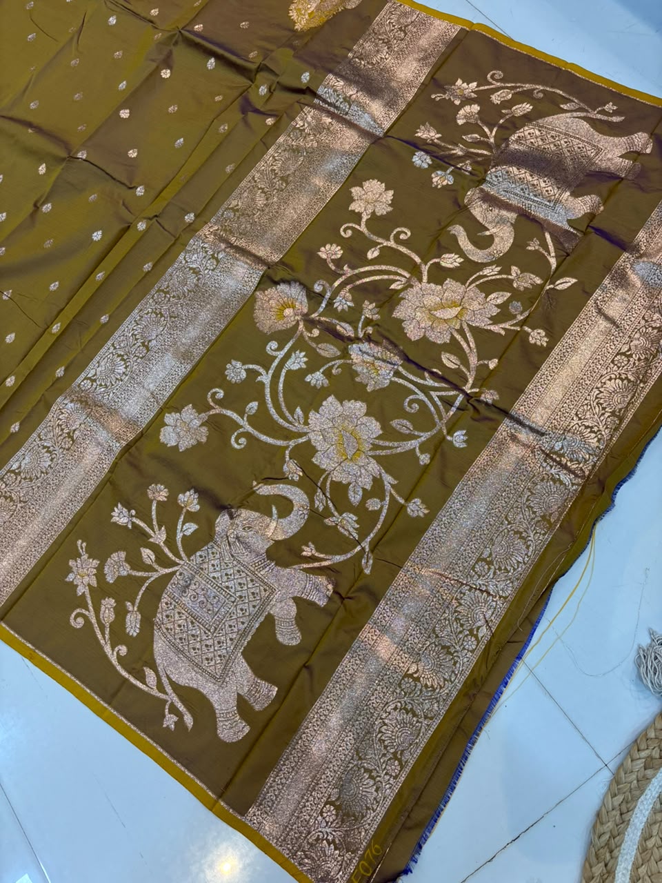 Premium Gajraj Silk Paithani Saree with Chanderi Weaving & Embroidery Work