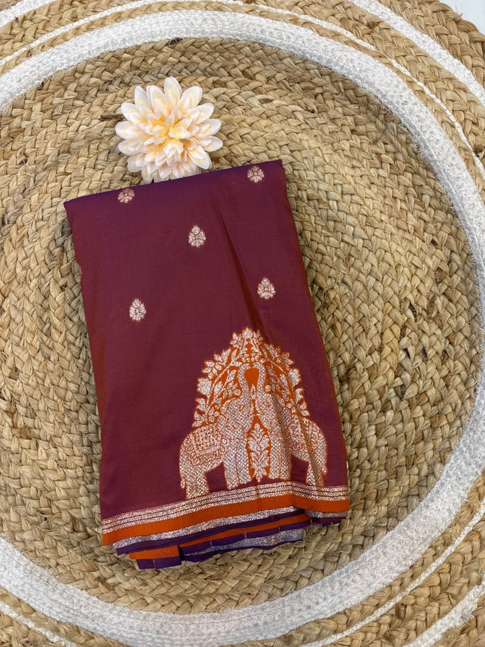 Premium Gajraj Silk Paithani Saree with Chanderi Weaving & Embroidery Work