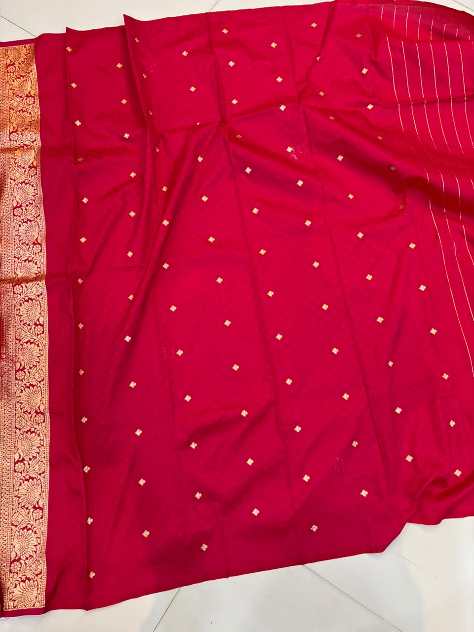 Premium Gajraj Silk Paithani Saree with Chanderi Weaving & Embroidery Work