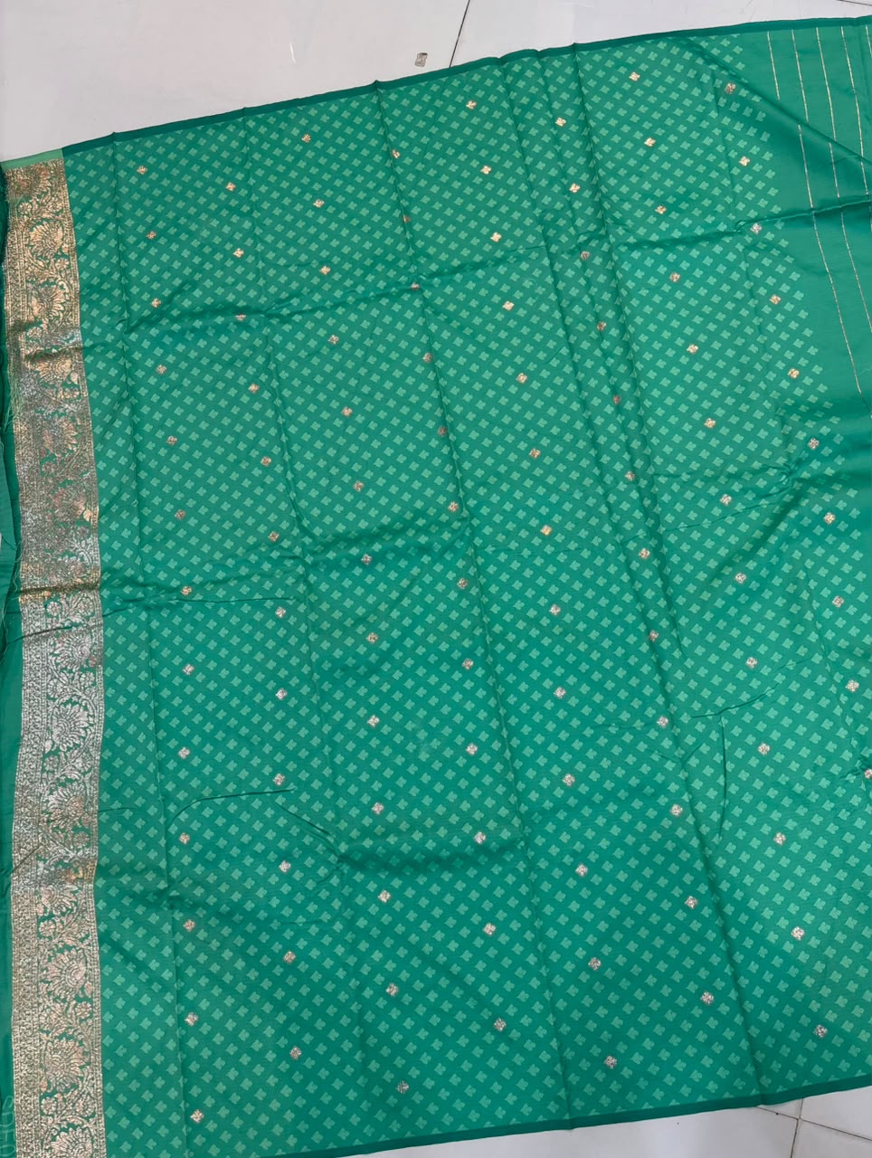 Premium Gajraj Silk Paithani Saree with Chanderi Weaving & Embroidery Work