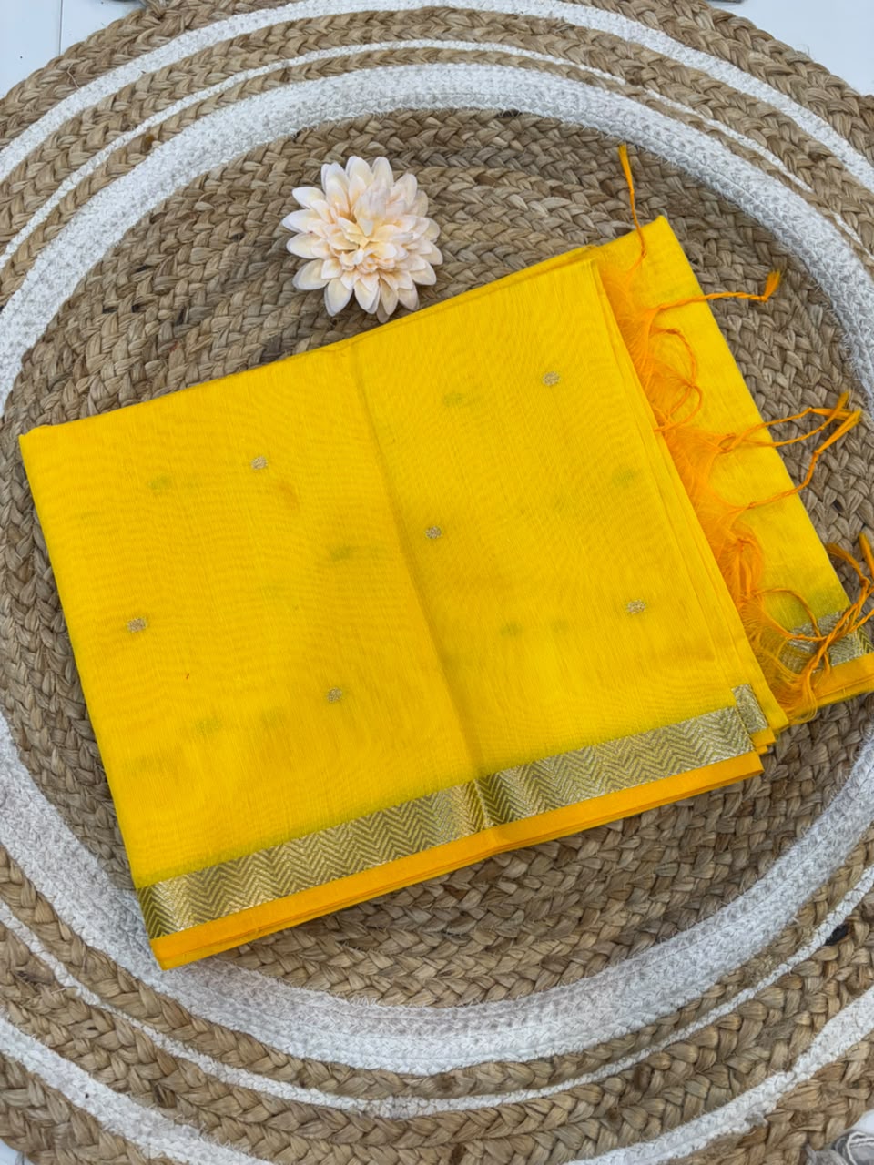 Trending Maheshwari Banglori South Cotton Saree | Embroidery Butta Work