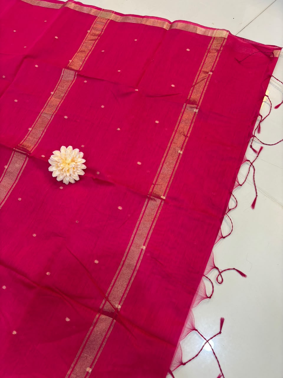 Trending Maheshwari Banglori South Cotton Saree | Embroidery Butta Work
