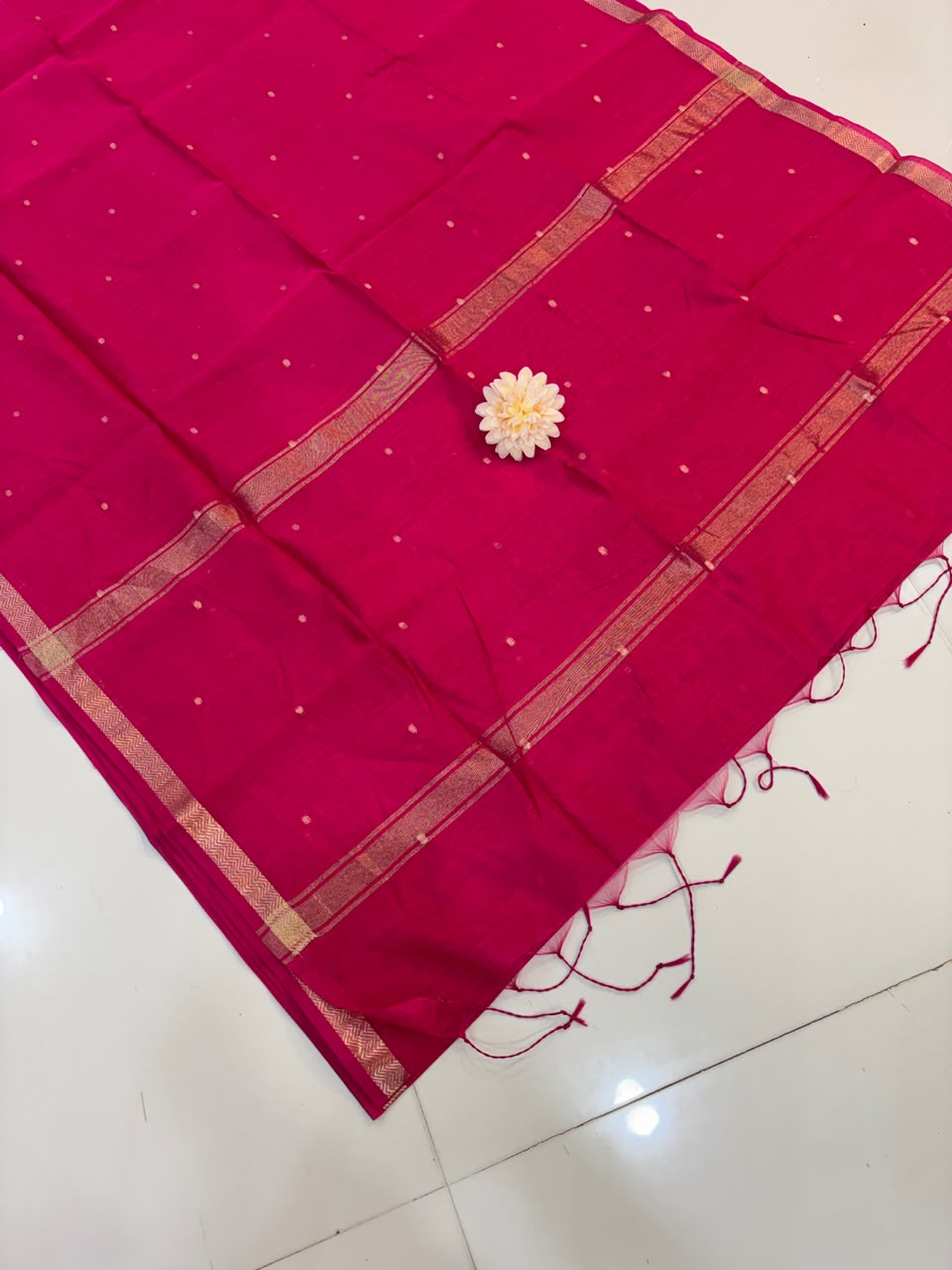 Trending Maheshwari Banglori South Cotton Saree | Embroidery Butta Work