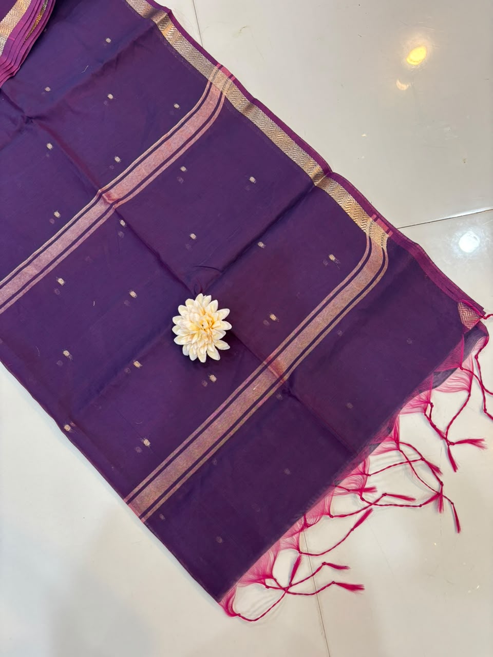 Trending Maheshwari Banglori South Cotton Saree | Embroidery Butta Work