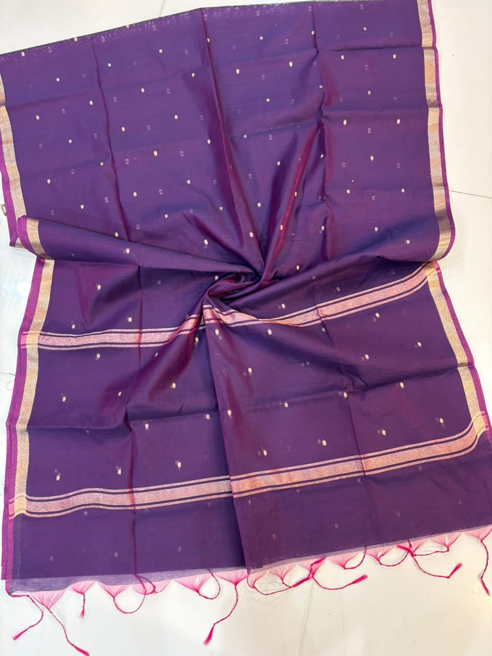 Trending Maheshwari Banglori South Cotton Saree | Embroidery Butta Work
