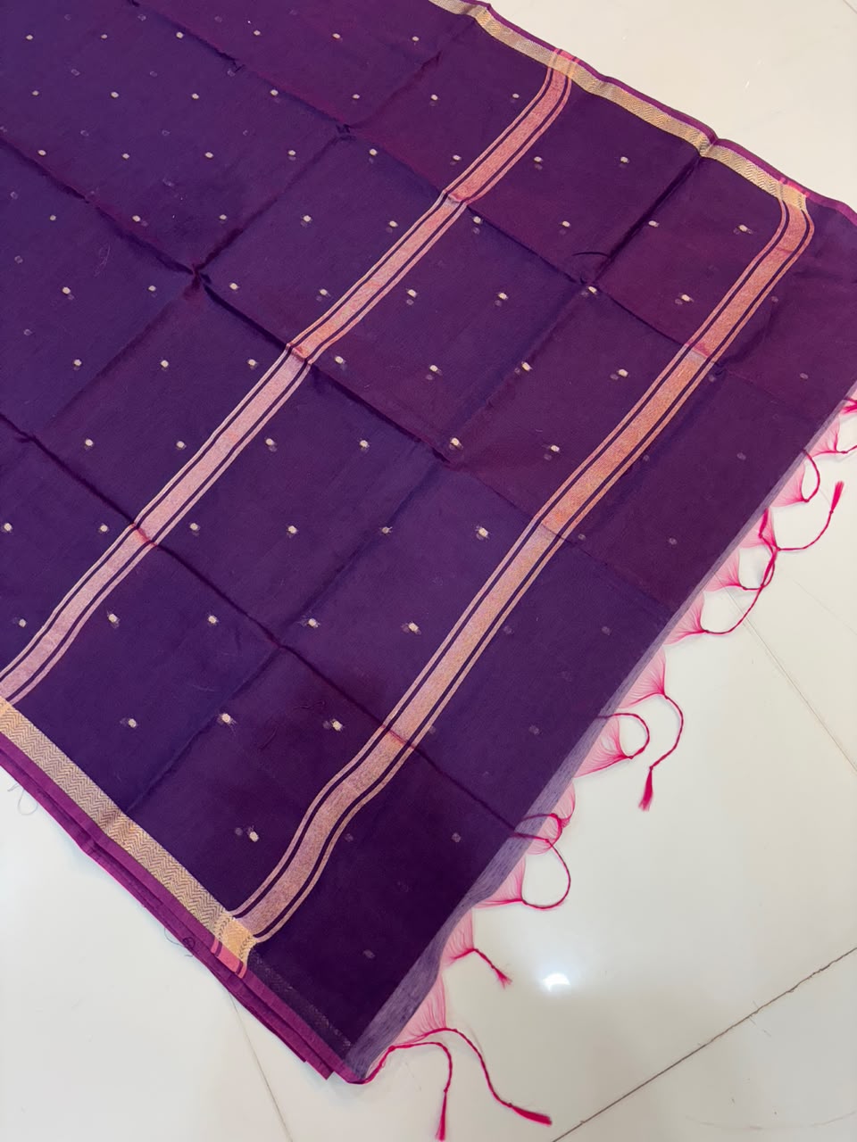 Trending Maheshwari Banglori South Cotton Saree | Embroidery Butta Work