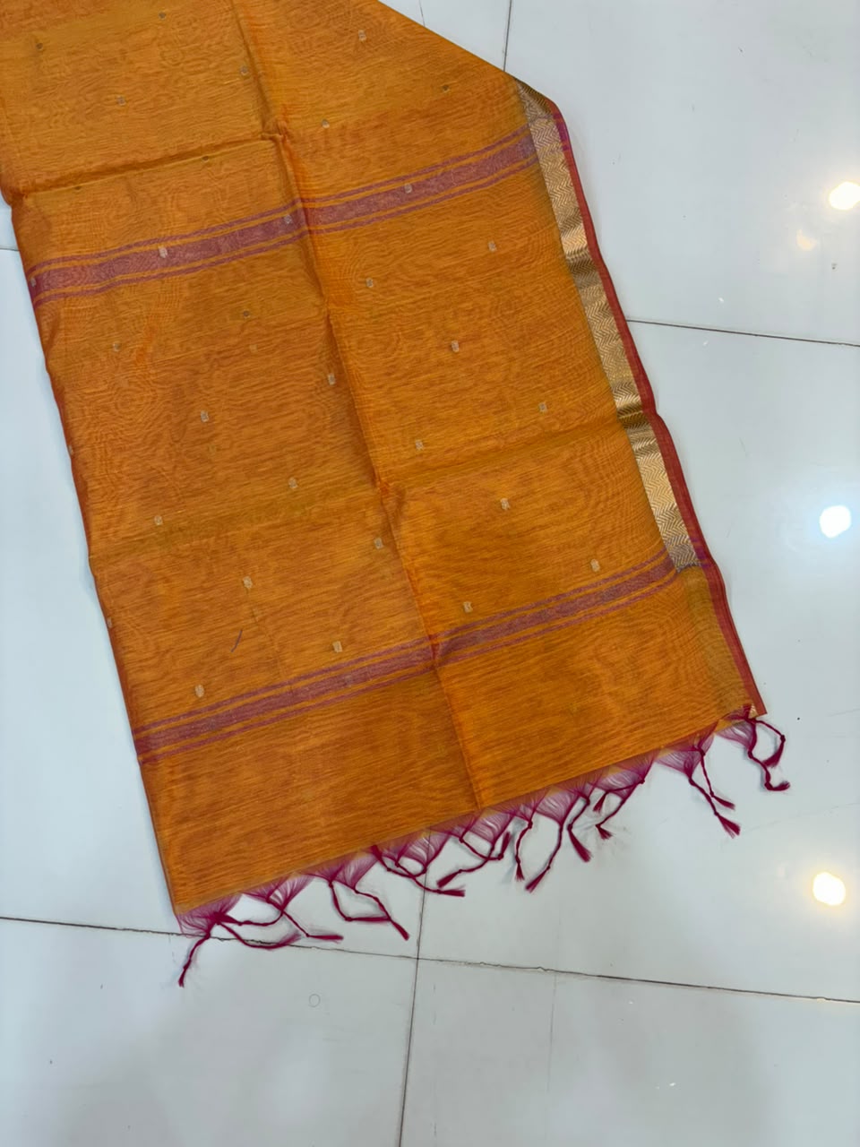 Trending Maheshwari Banglori South Cotton Saree | Embroidery Butta Work