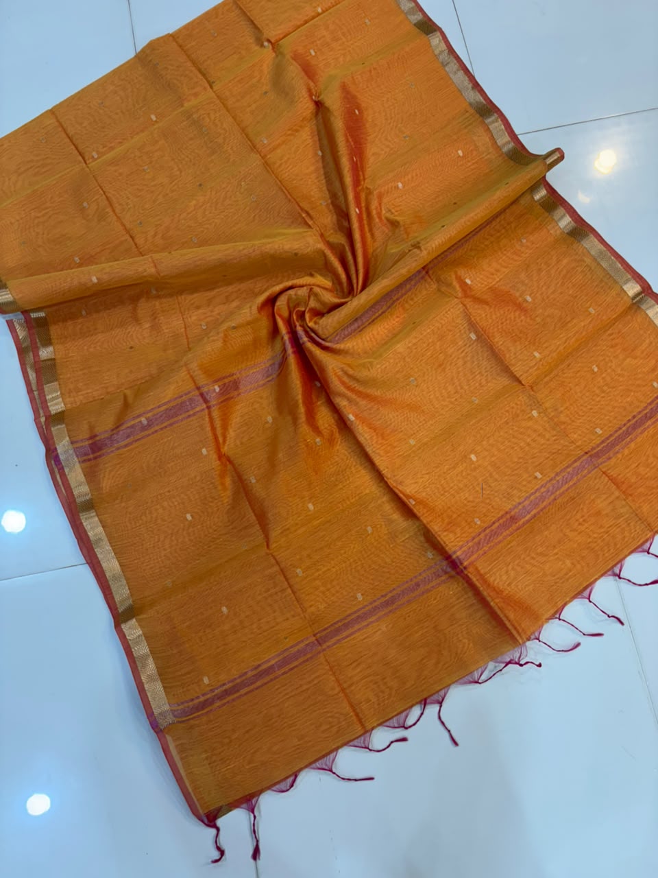 Trending Maheshwari Banglori South Cotton Saree | Embroidery Butta Work