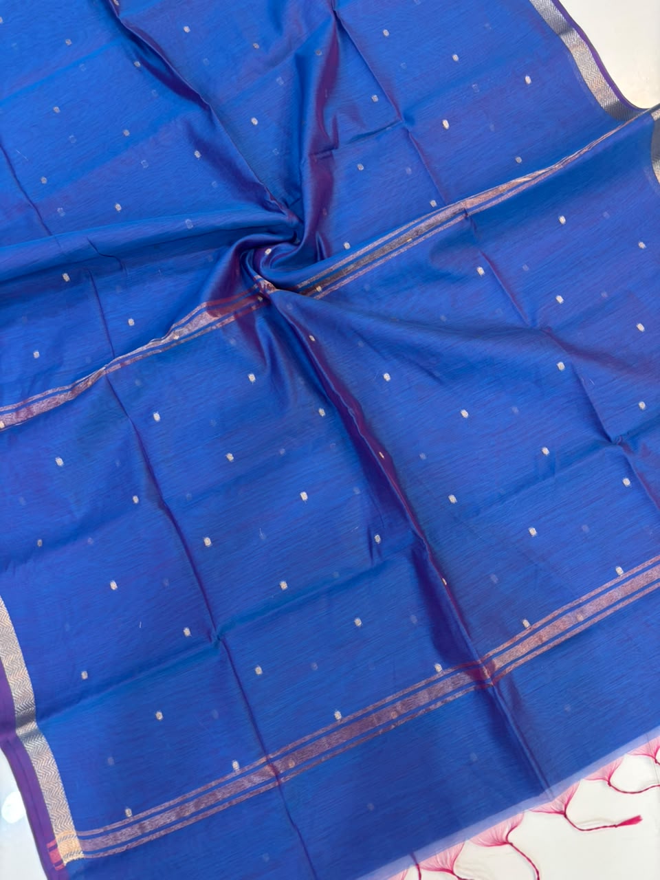 Trending Maheshwari Banglori South Cotton Saree | Embroidery Butta Work
