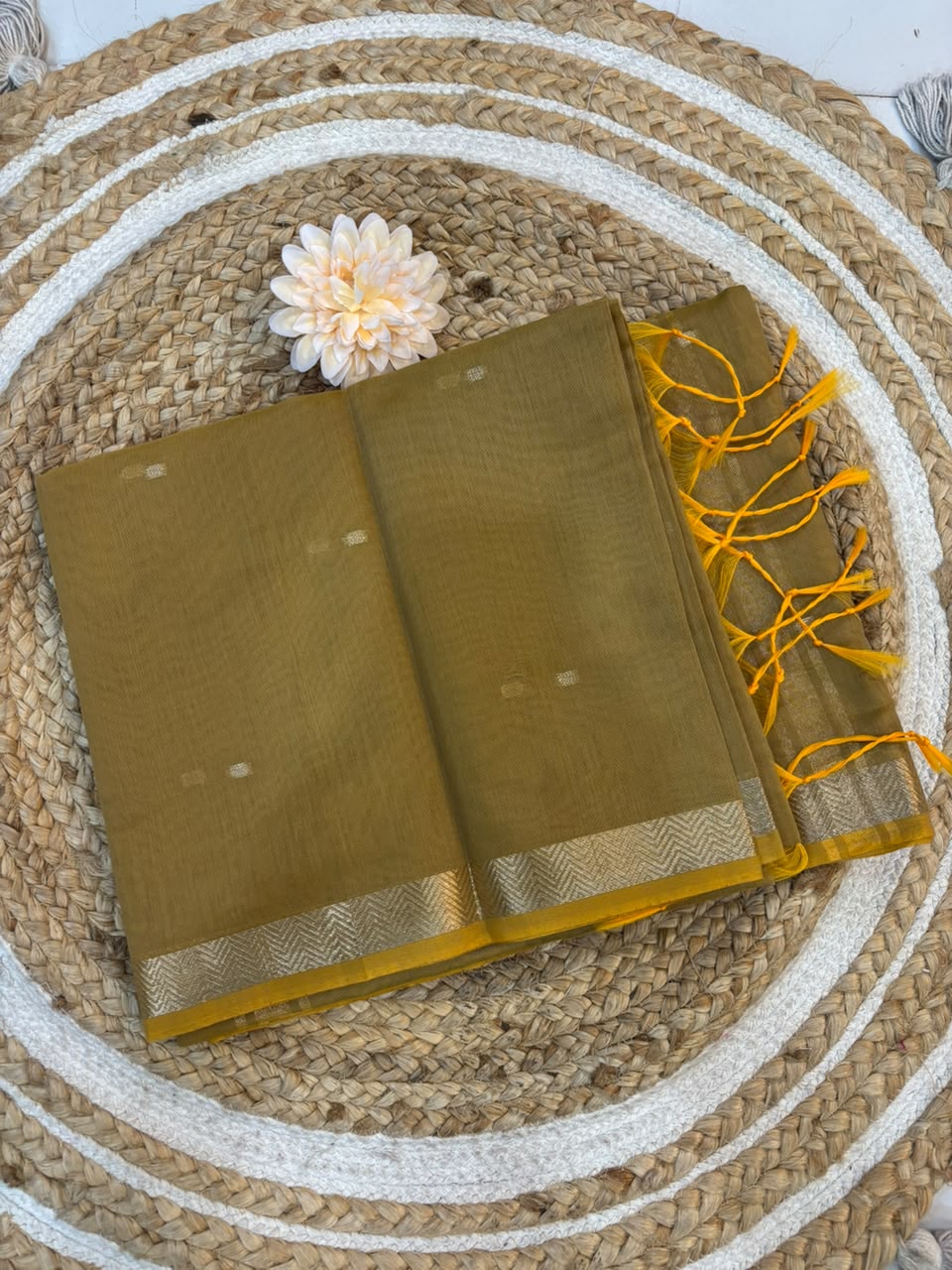 Trending Maheshwari Banglori South Cotton Saree | Embroidery Butta Work