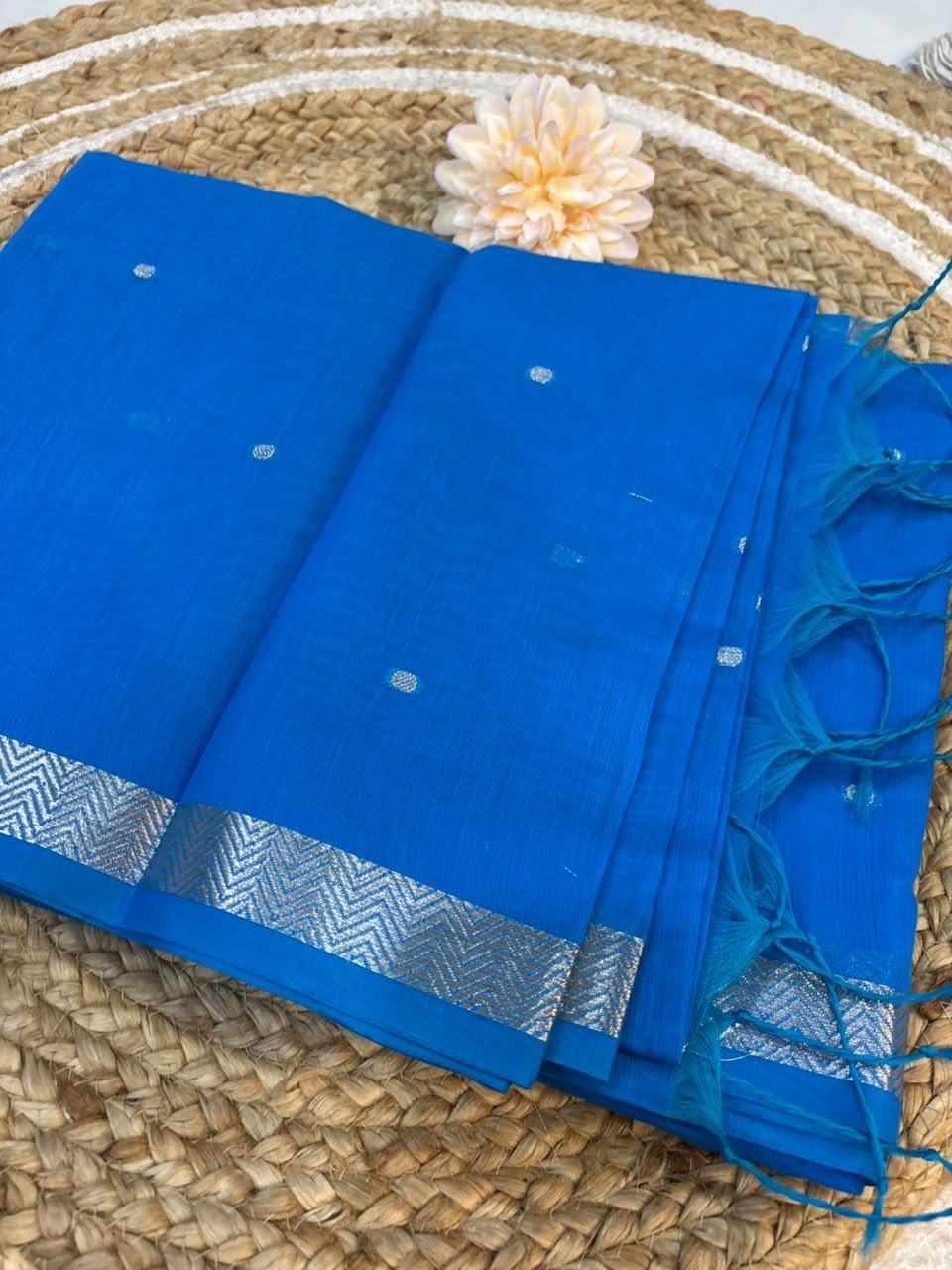 Trending Maheshwari Banglori South Cotton Saree | Embroidery Butta Work