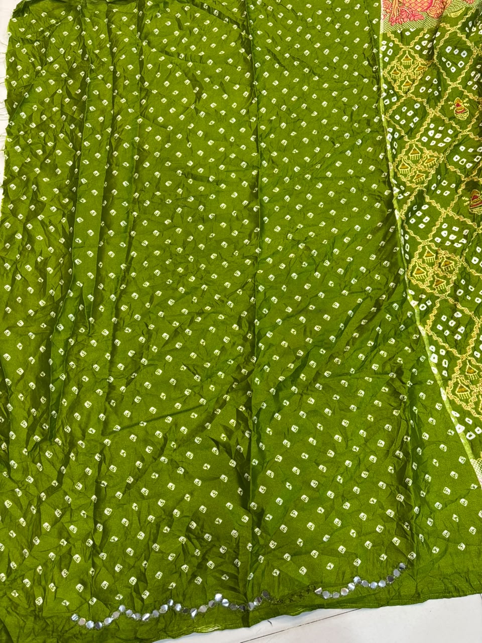 Bandhani Chiffon Silk Saree | Soft Bandej Daily Wear Saree