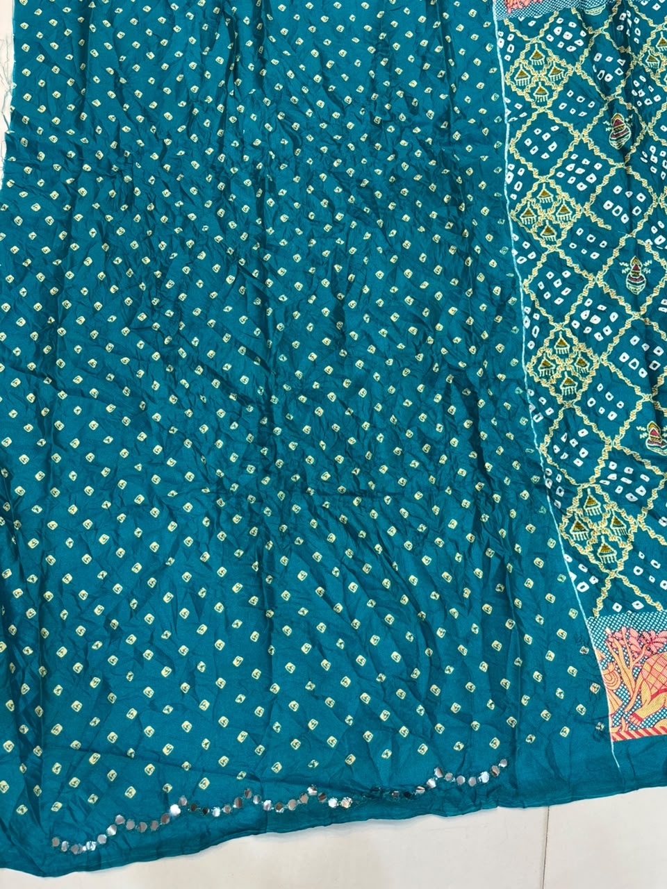 Bandhani Chiffon Silk Saree | Soft Bandej Daily Wear Saree