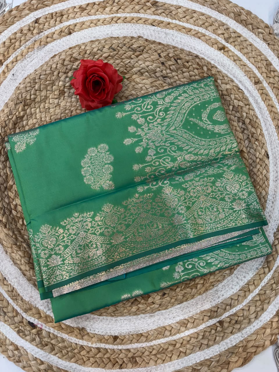 Takshshali Silk Paithani Saree with Chanderi Zari Weaving