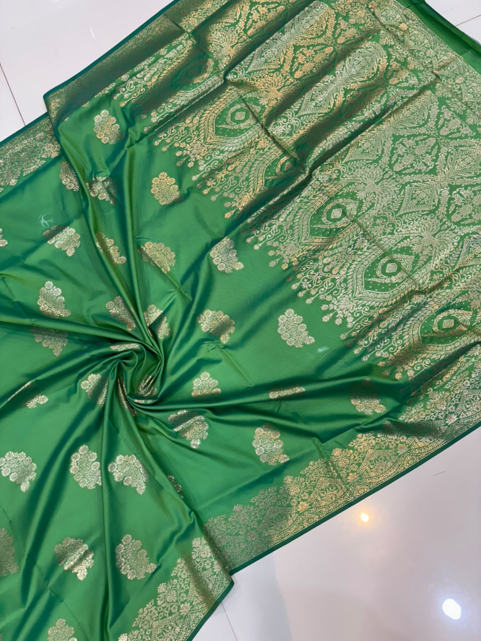 Takshshali Silk Paithani Saree with Chanderi Zari Weaving