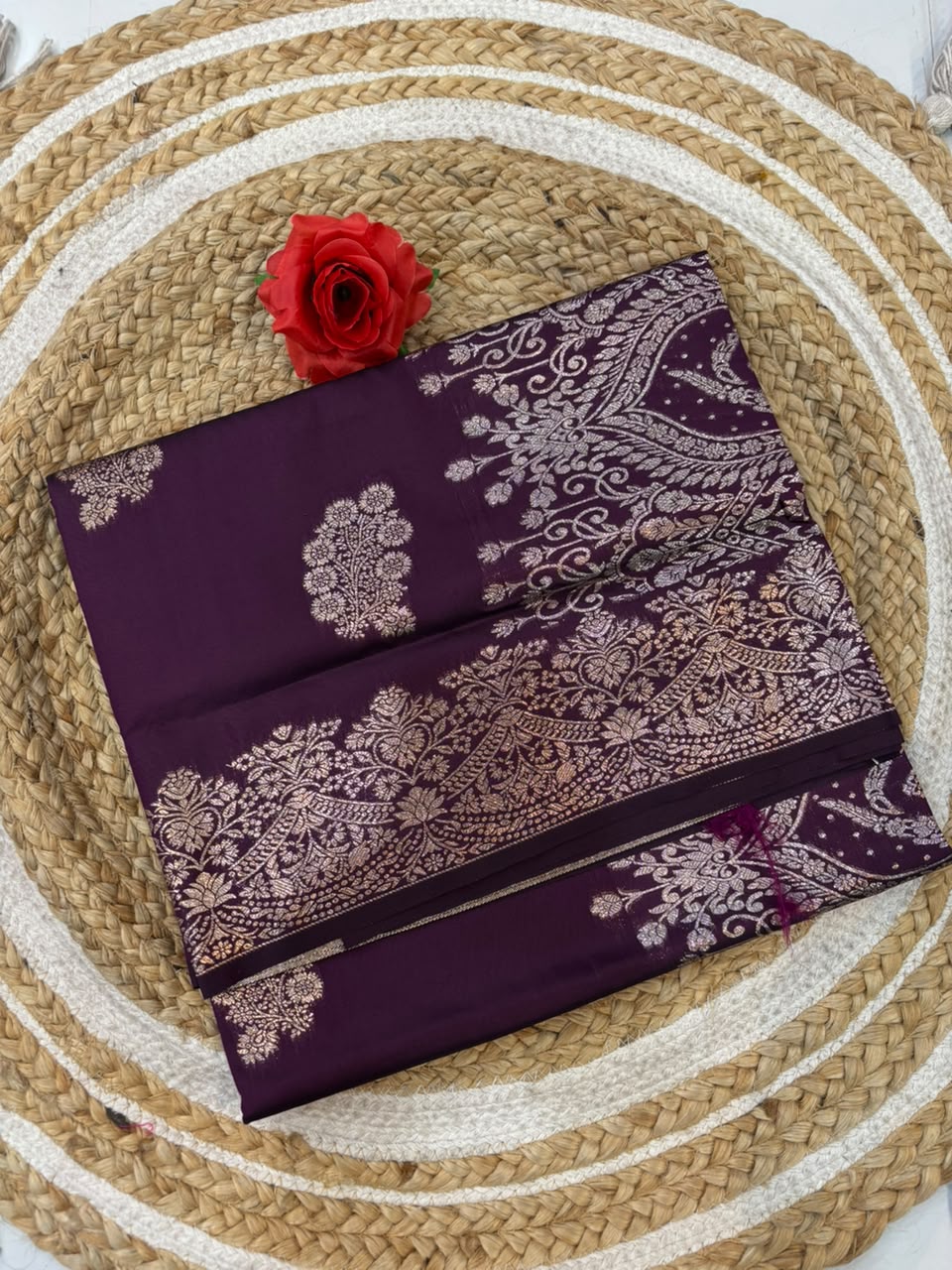 Takshshali Silk Paithani Saree with Chanderi Zari Weaving