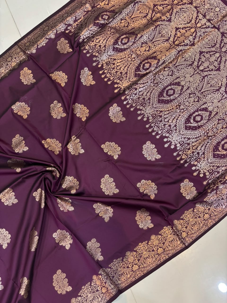Takshshali Silk Paithani Saree with Chanderi Zari Weaving