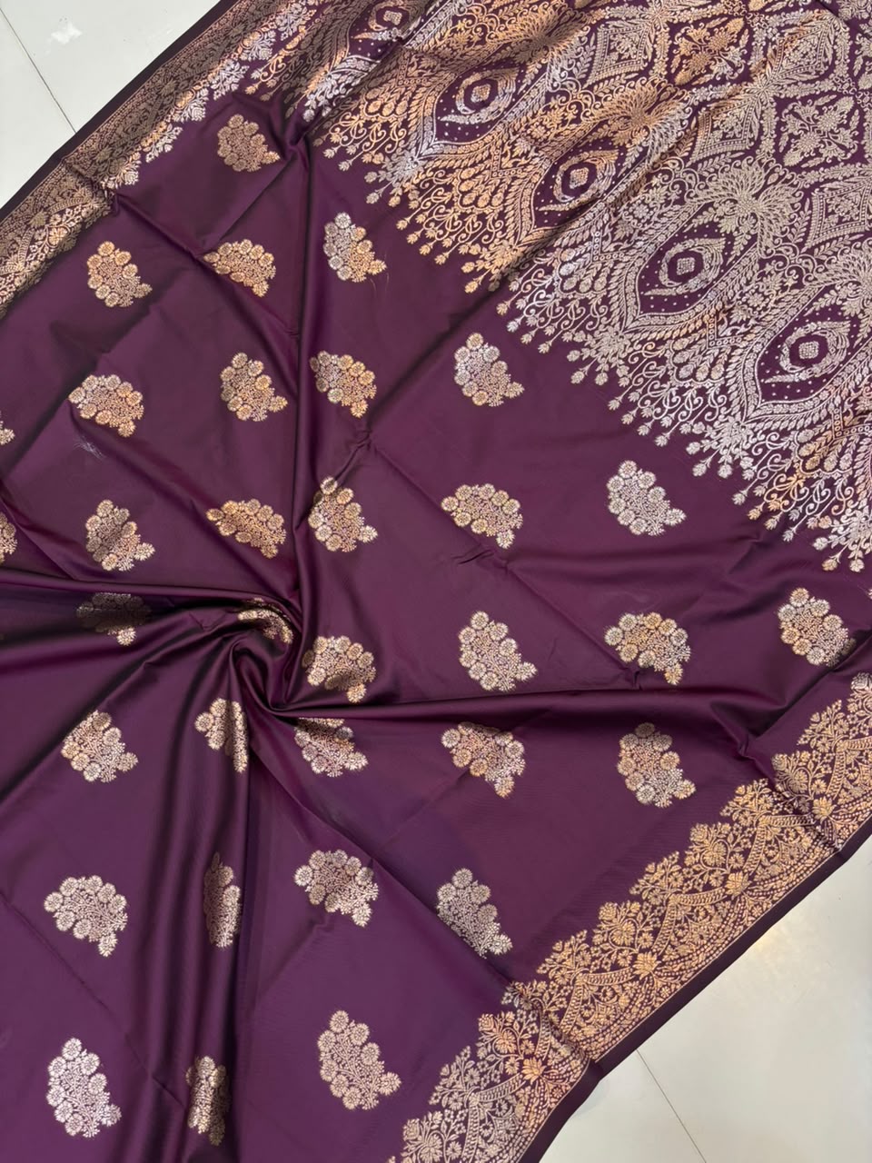 Takshshali Silk Paithani Saree with Chanderi Zari Weaving