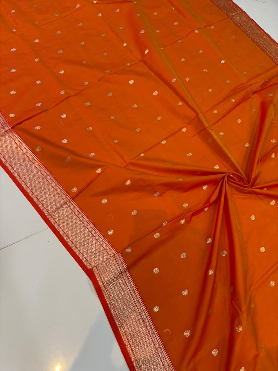 Viral Rajmata Banarasi Silk Saree with Heavy Aari Work Blouse