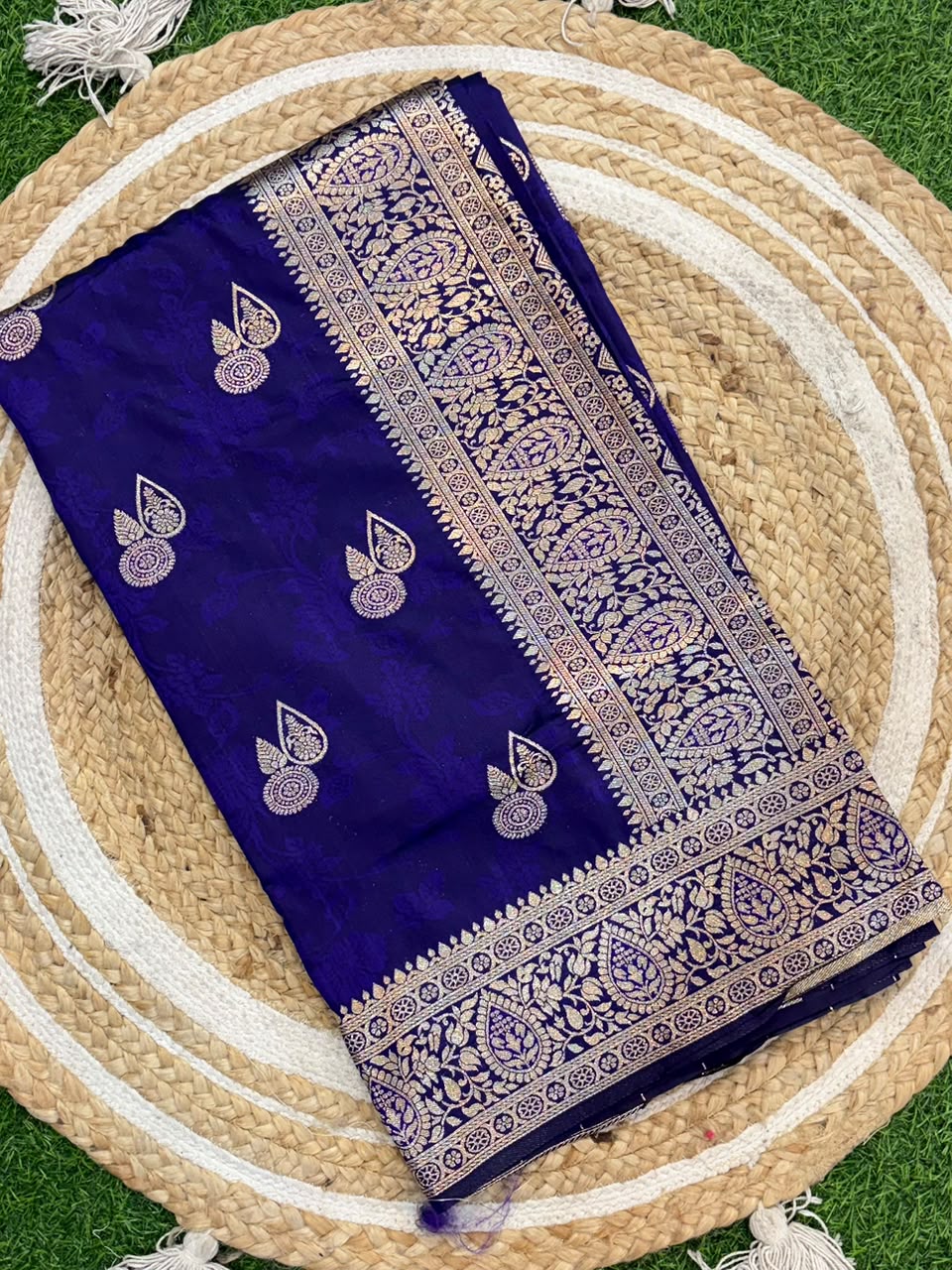 Banarasi Paithani Silk Zari Kathpadar Saree
