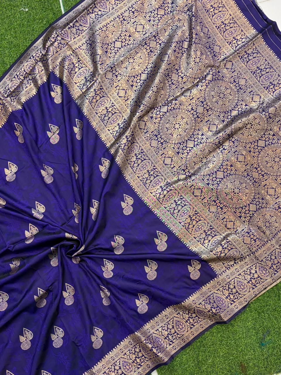 Banarasi Paithani Silk Zari Kathpadar Saree