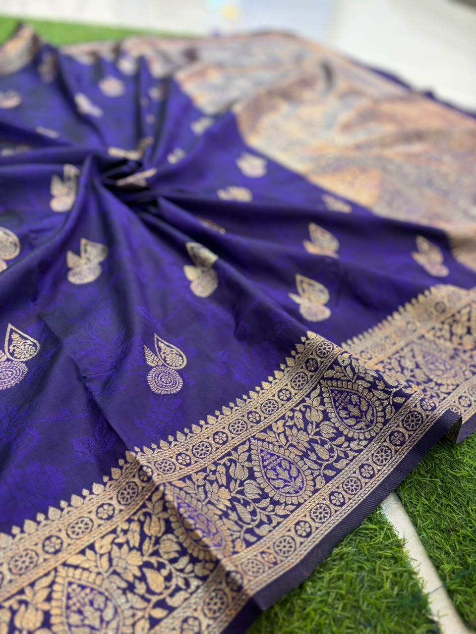 Banarasi Paithani Silk Zari Kathpadar Saree