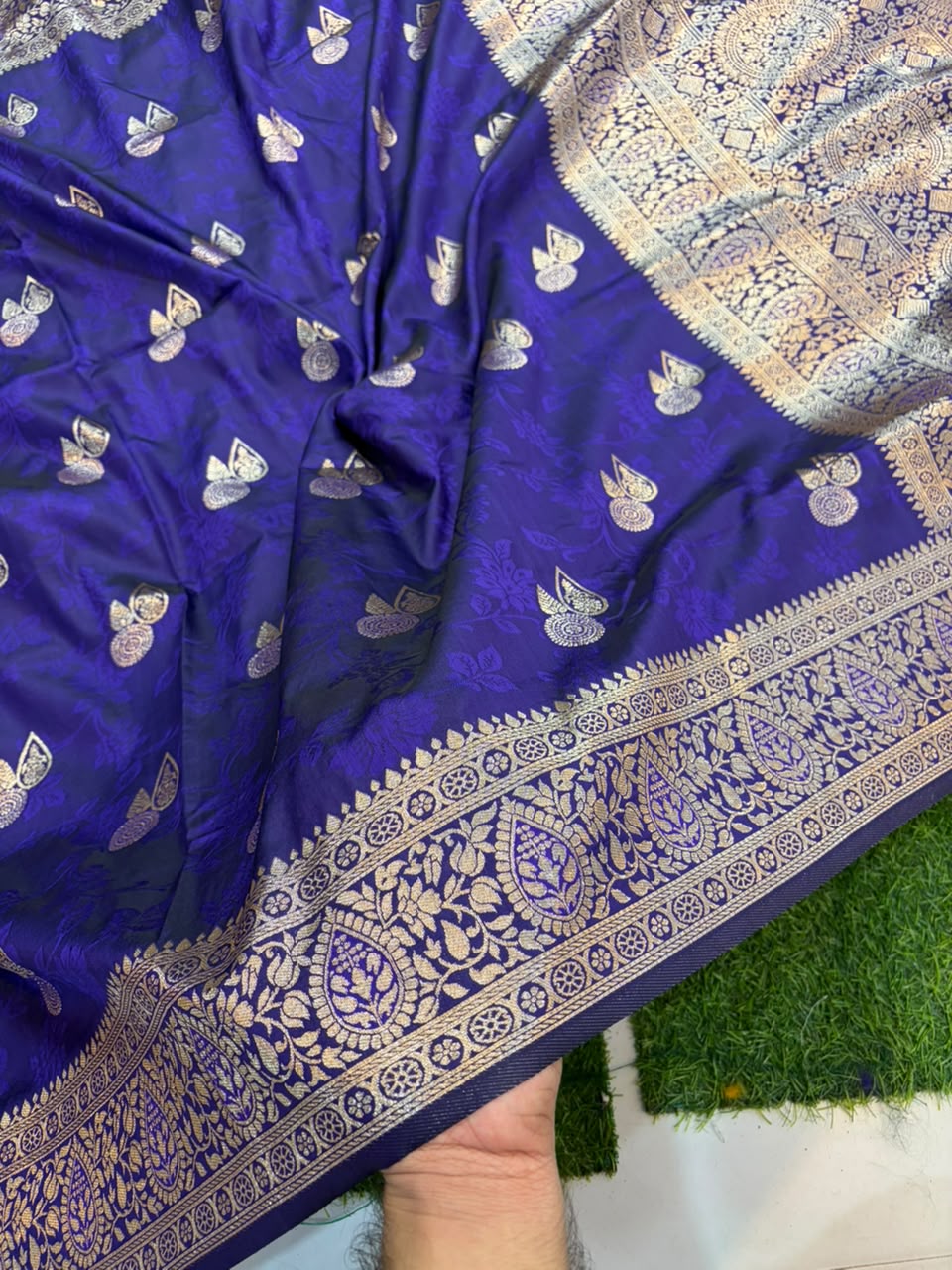 Banarasi Paithani Silk Zari Kathpadar Saree