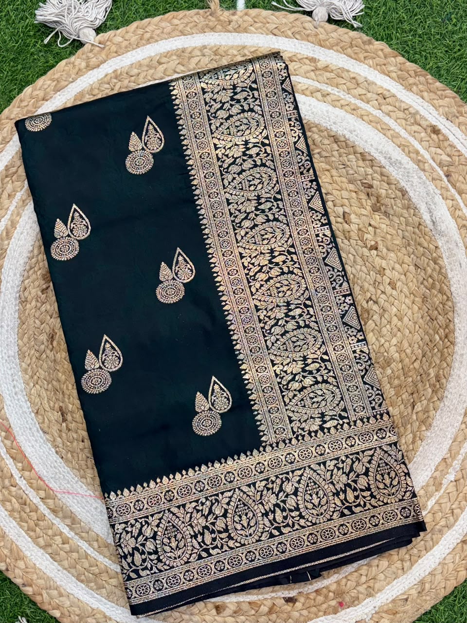 Banarasi Paithani Silk Zari Kathpadar Saree