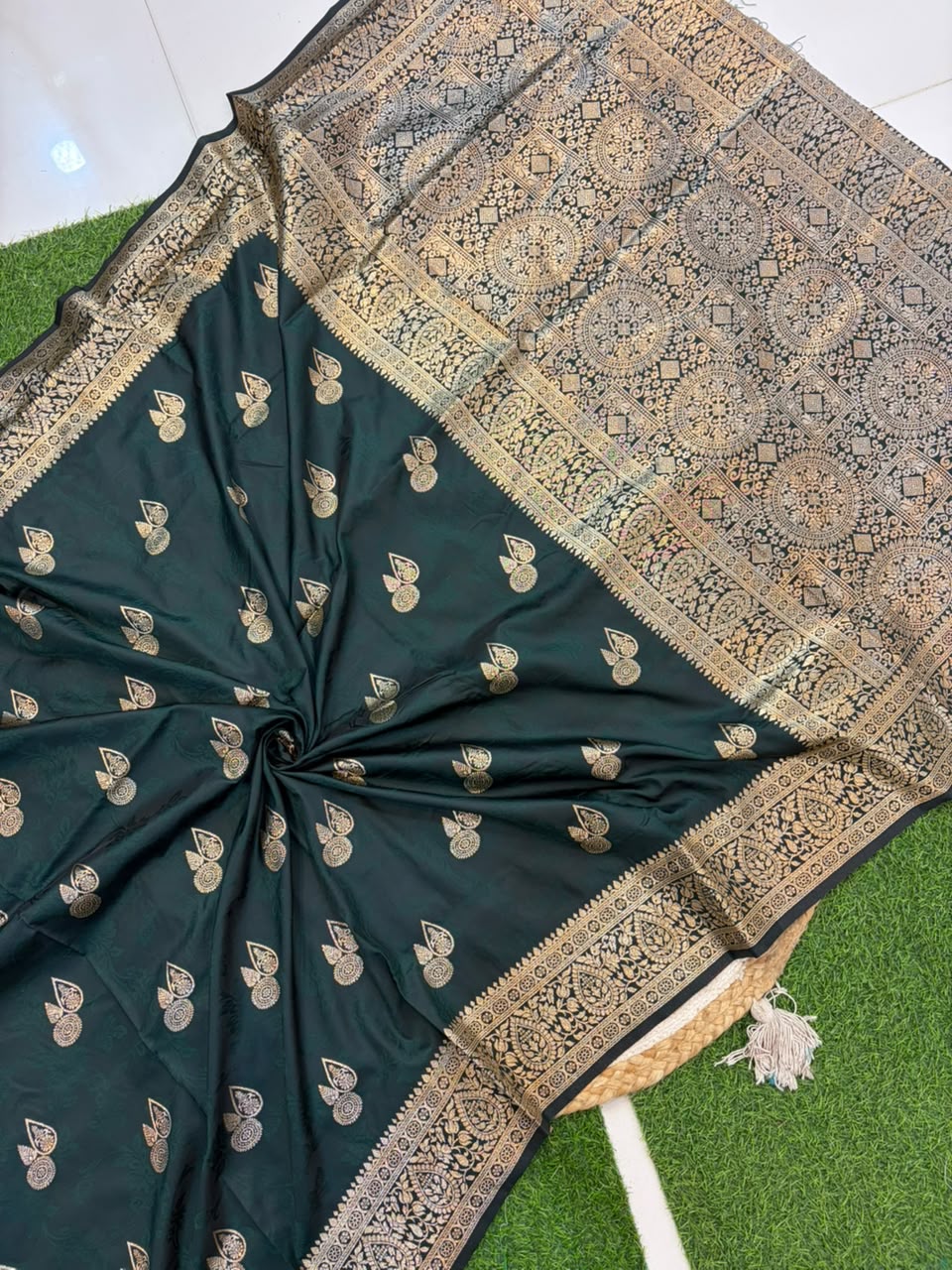 Banarasi Paithani Silk Zari Kathpadar Saree