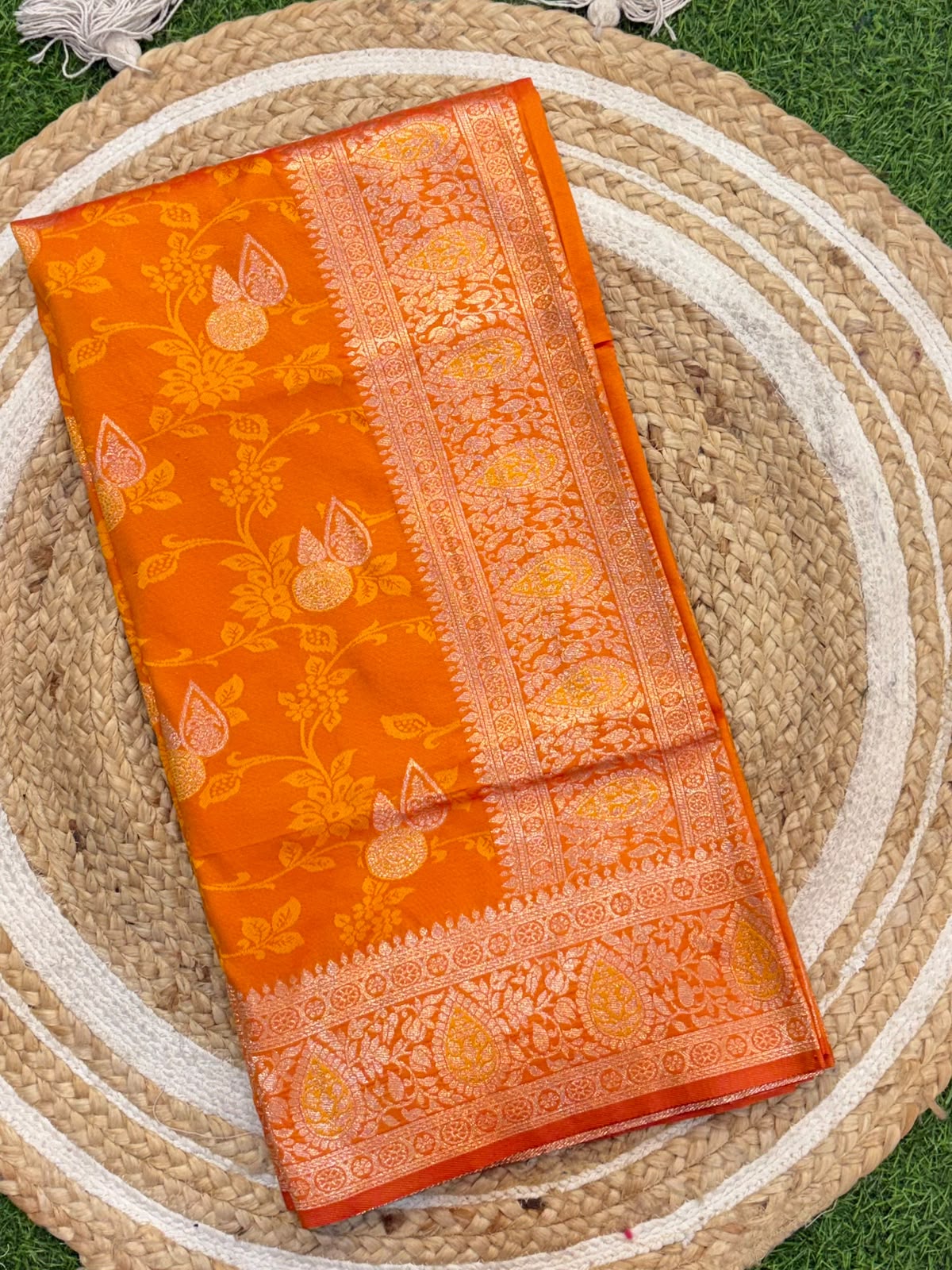 Banarasi Paithani Silk Zari Kathpadar Saree