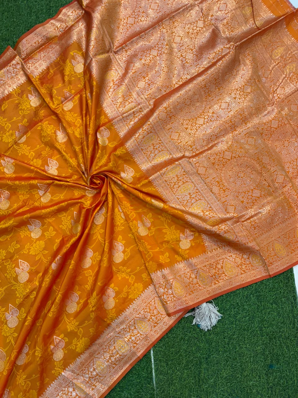 Banarasi Paithani Silk Zari Kathpadar Saree