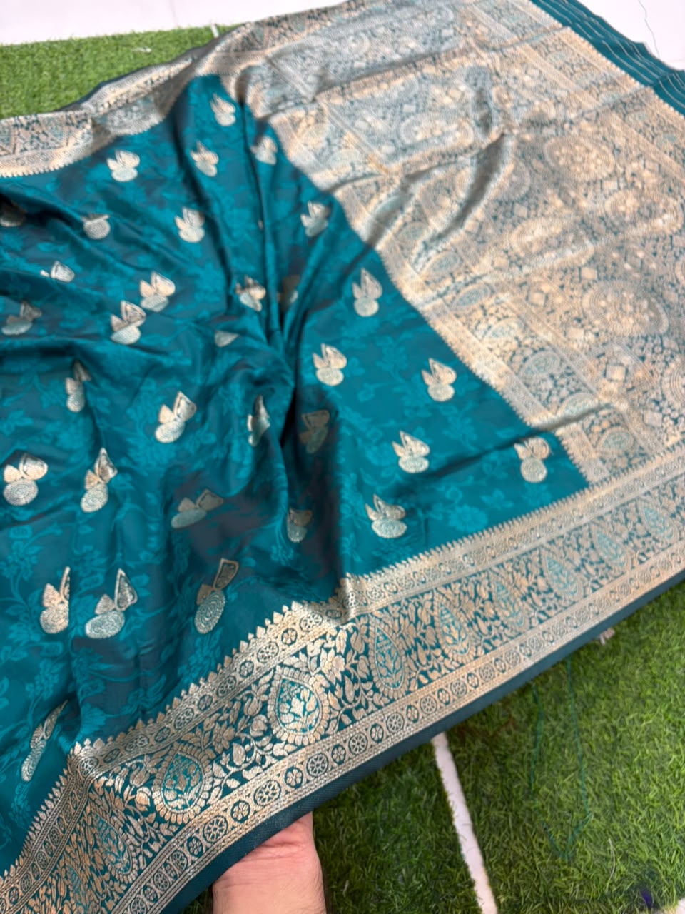 Banarasi Paithani Silk Zari Kathpadar Saree